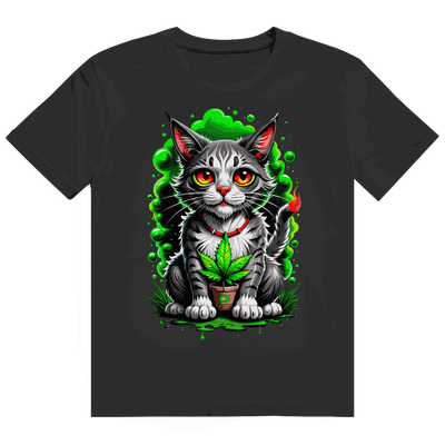 Heavy Cotton T-Shirt - Weed Cat | Division420®
