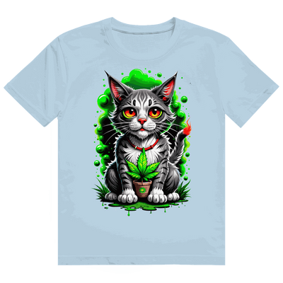Heavy Cotton T-Shirt - Weed Cat | Division420®