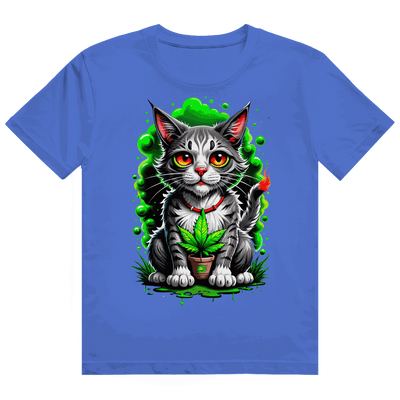 Heavy Cotton T-Shirt - Weed Cat | Division420®