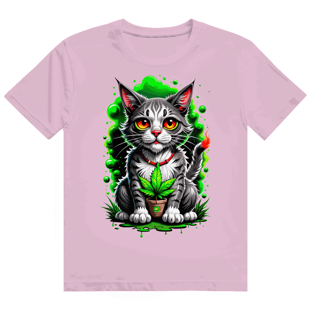 Heavy Cotton T-Shirt - Weed Cat | Division420®