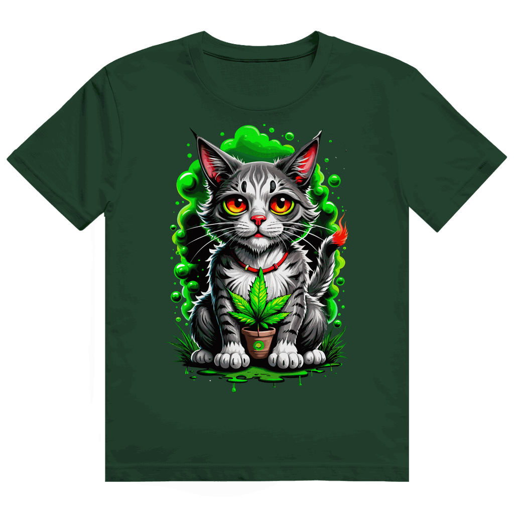 Heavy Cotton T-Shirt - Weed Cat | Division420®