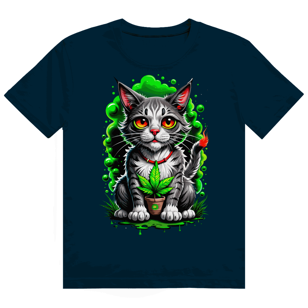 Heavy Cotton T-Shirt - Weed Cat | Division420®