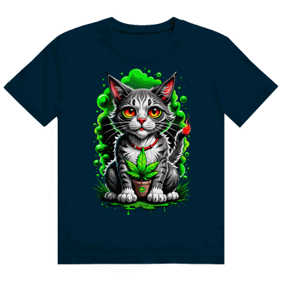 Heavy Cotton T-Shirt - Weed Cat | Division420®