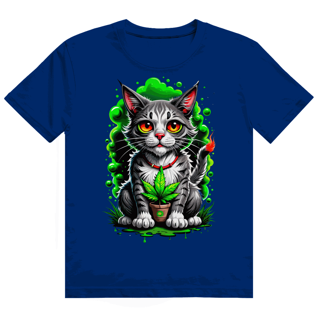 Heavy Cotton T-Shirt - Weed Cat | Division420®