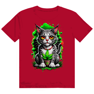 Heavy Cotton T-Shirt - Weed Cat | Division420®