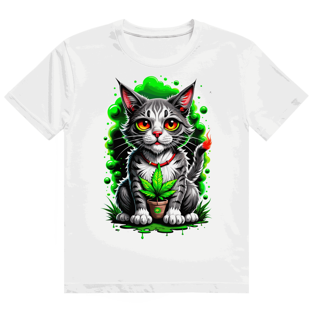 Heavy Cotton T-Shirt - Weed Cat | Division420®
