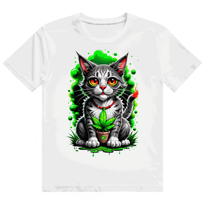 Heavy Cotton T-Shirt - Weed Cat | Division420®