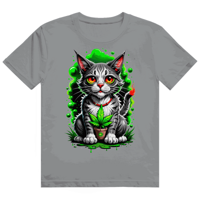 Heavy Cotton T-Shirt - Weed Cat | Division420®