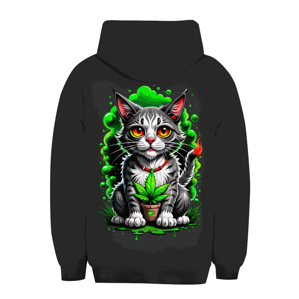 Unisex Oversize Hoodie - Weed Cat | Division420®