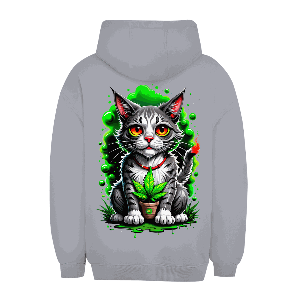 Unisex Oversize Hoodie - Weed Cat | Division420®