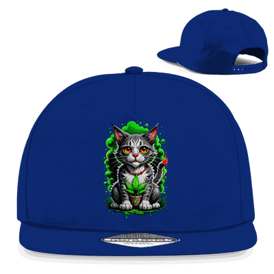 Snapback Rapper Cap - Weed Cat | Division420®