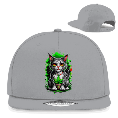 Snapback Rapper Cap - Weed Cat | Division420®