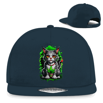 Snapback Rapper Cap - Weed Cat | Division420®