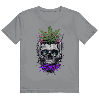 Heavy Cotton T-Shirt Division420 Stoner Art Print streetwear unisex breathable cotton