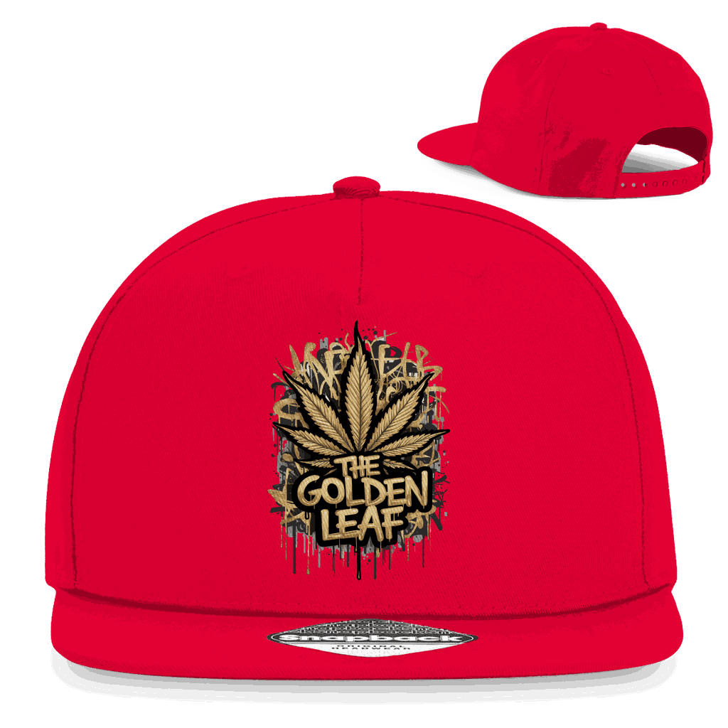 Snapback Rapper Cap - The Golden Leaf | Division420®