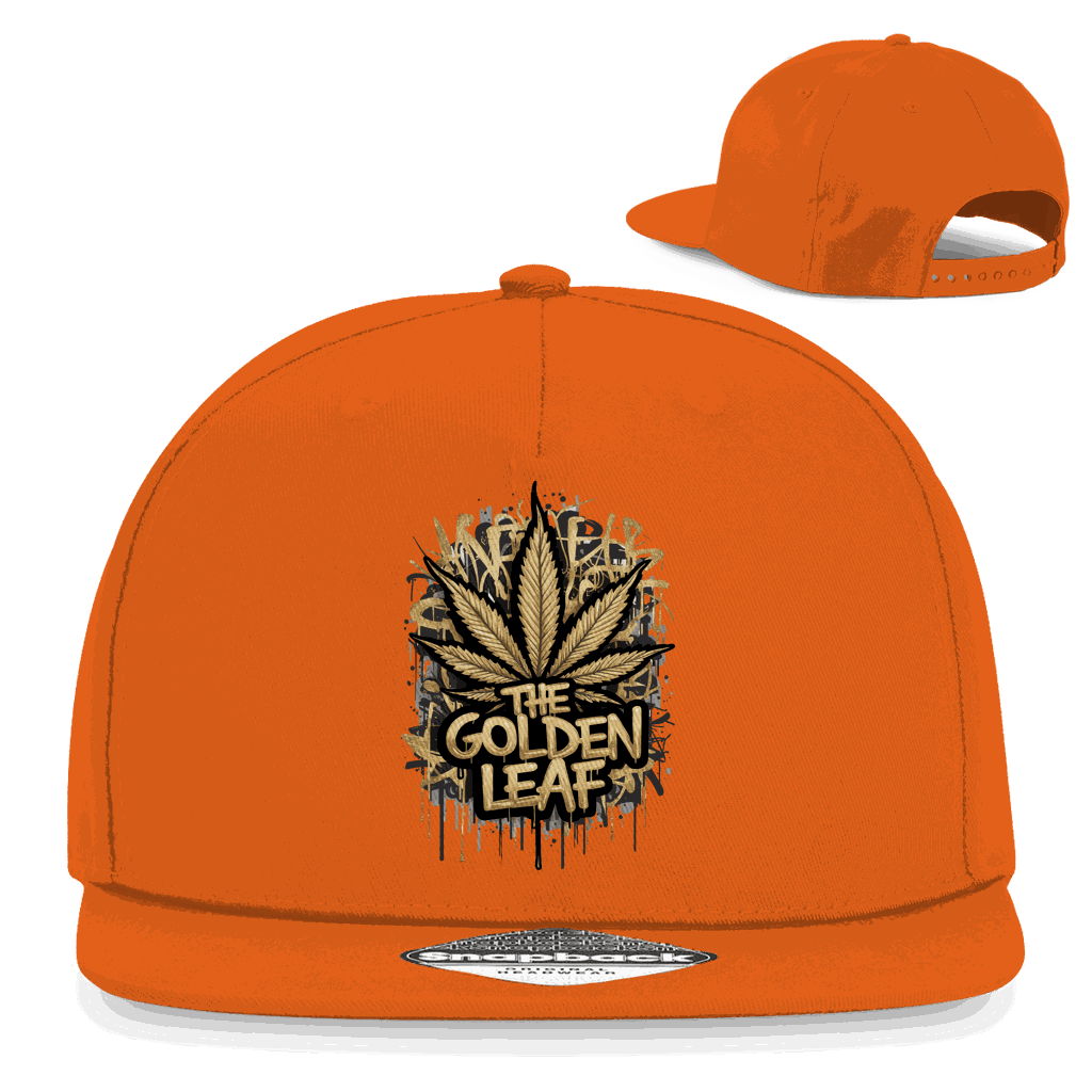 Snapback Rapper Cap - The Golden Leaf | Division420®