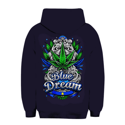 Unisex Oversize Hoodie in Blau mit urbanem Design und nachhaltiger Baumwollmischung