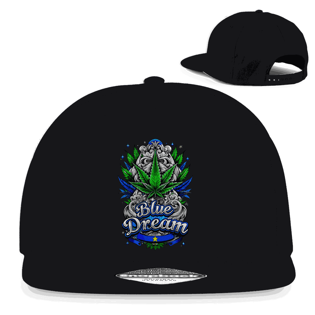 Snapback Rapper Cap - Blue Dream Art Print | Division420®
