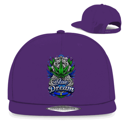 Blue Dream Snapback Cap by Division420 with 5-panel design and flat brim