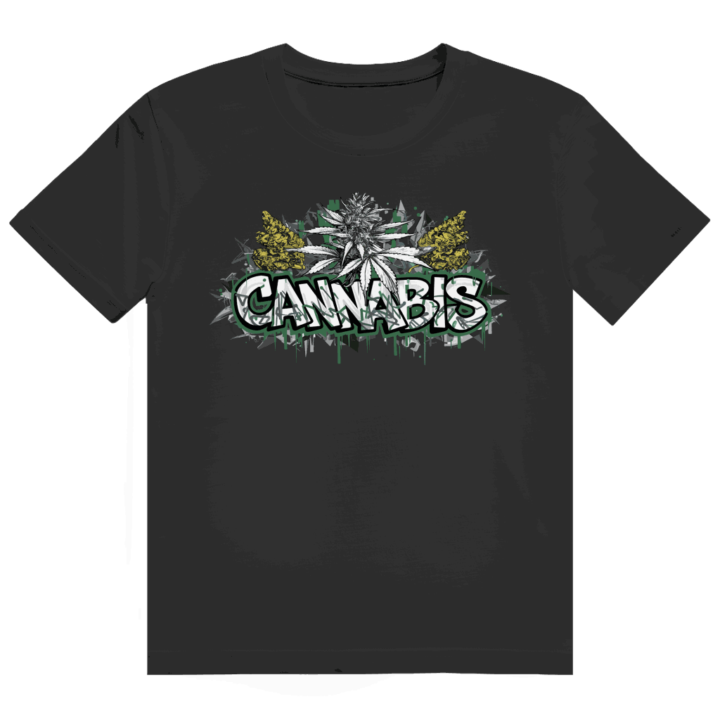 Heavy Cotton T-Shirt - Cannabis Art Print | Division420®