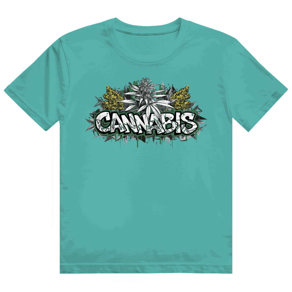 Heavy Cotton T-Shirt von Division420 mit Cannabis Art Print und nachhaltiger Baumwolle