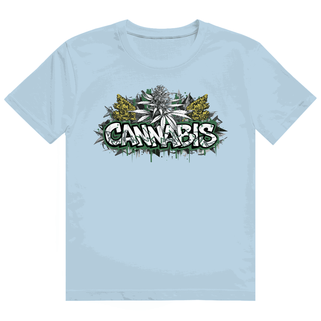 Heavy Cotton T-Shirt - Cannabis Art Print | Division420®