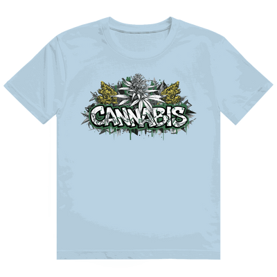 Heavy Cotton T-Shirt - Cannabis Art Print | Division420®
