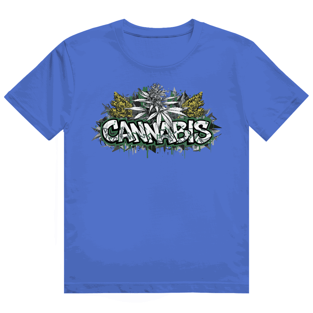 Heavy Cotton T-Shirt - Cannabis Art Print | Division420®