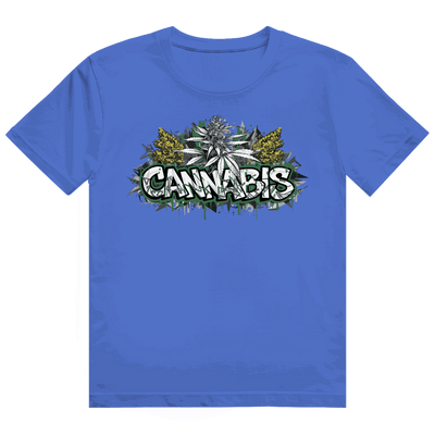 Heavy Cotton T-Shirt - Cannabis Art Print | Division420®