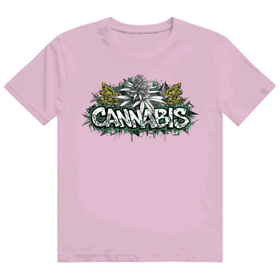 Heavy Cotton T-Shirt - Cannabis Art Print | Division420®