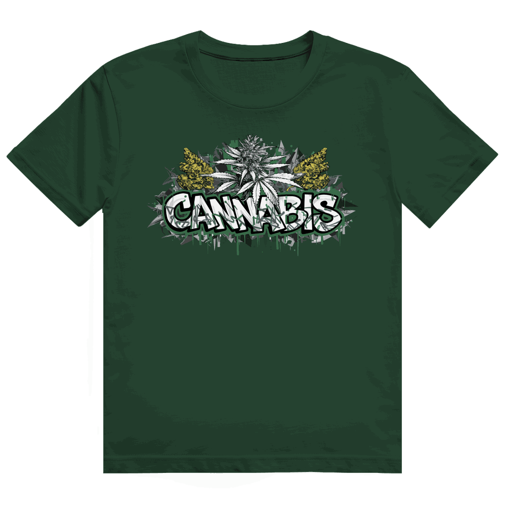 Heavy Cotton T-Shirt - Cannabis Art Print | Division420®