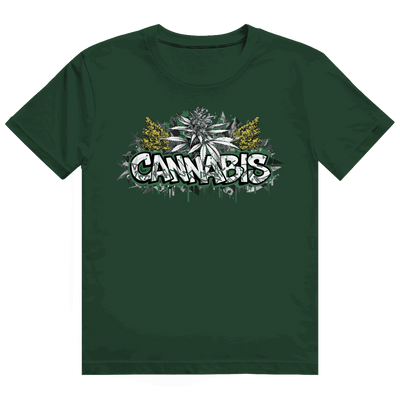 Heavy Cotton T-Shirt - Cannabis Art Print | Division420®