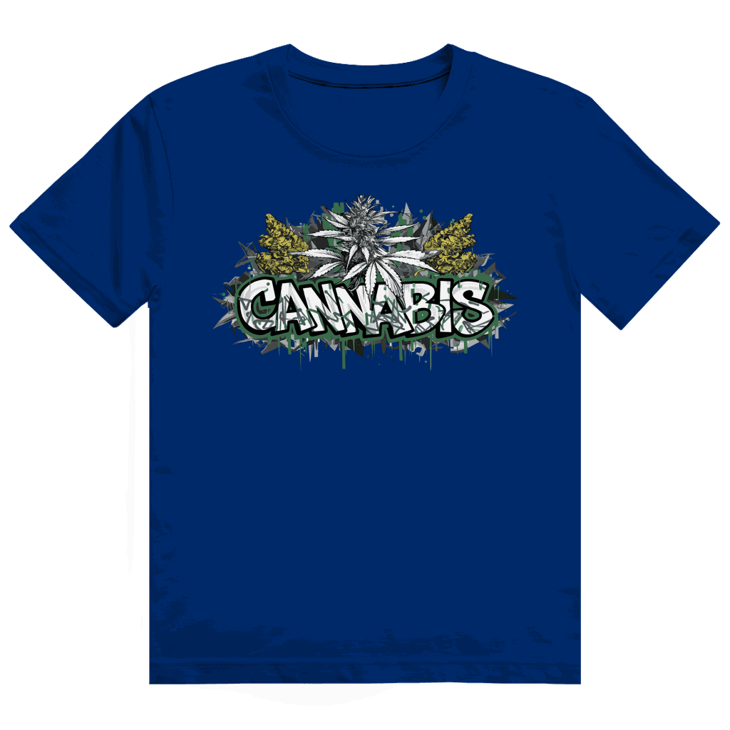 Heavy Cotton T-Shirt - Cannabis Art Print | Division420®