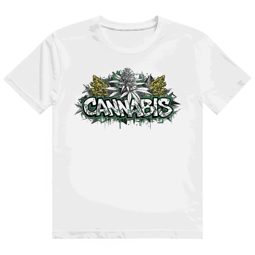 Heavy Cotton T-Shirt - Cannabis Art Print | Division420®