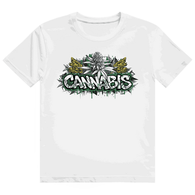 Heavy Cotton T-Shirt - Cannabis Art Print | Division420®
