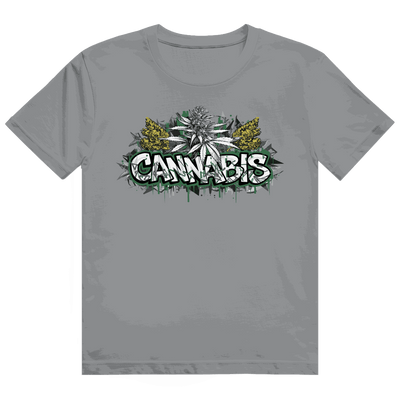 Heavy Cotton T-Shirt - Cannabis Art Print | Division420®