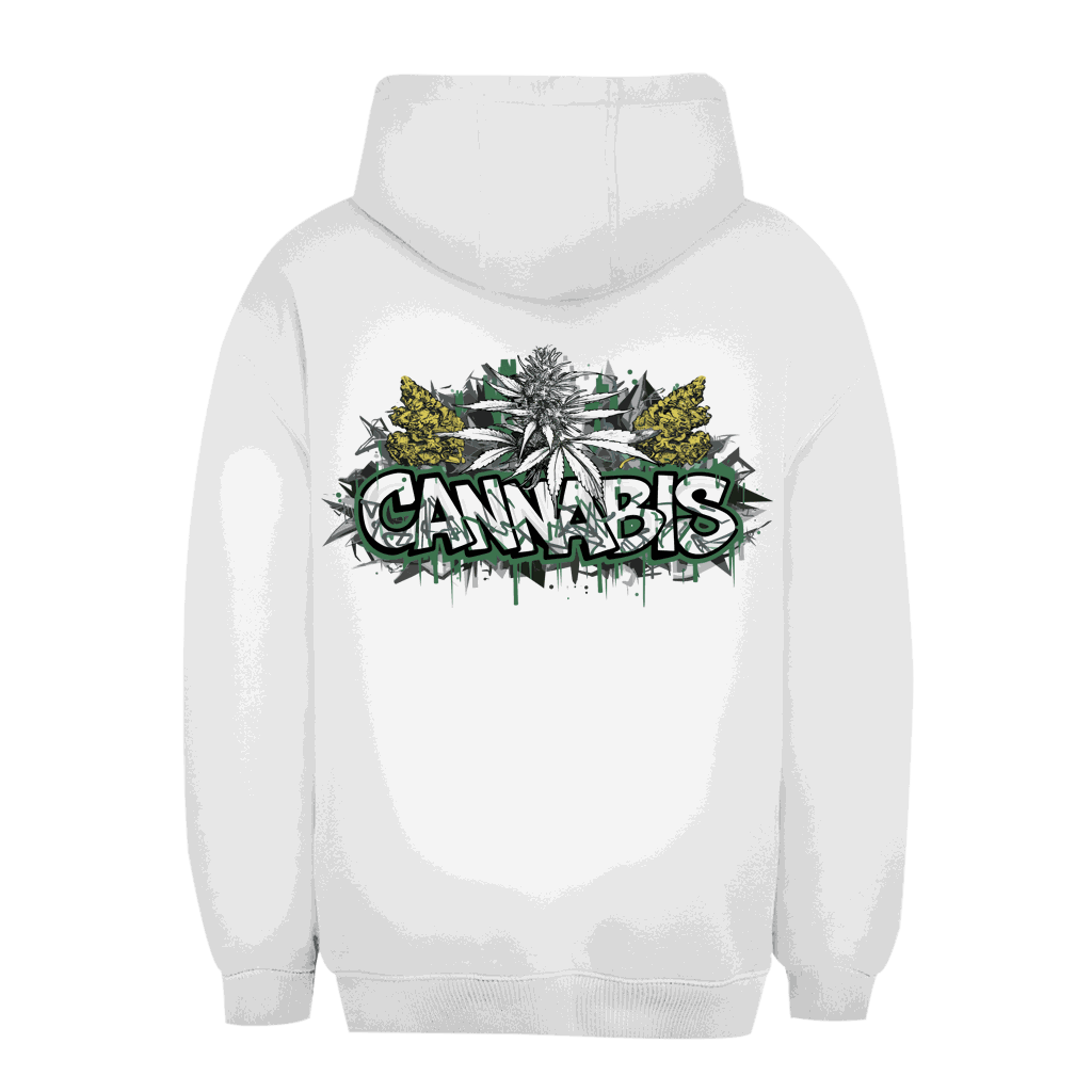 Unisex Oversize Hoodie - Cannabis Art Print | Division420®