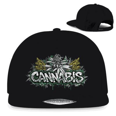 Snapback Rapper Cap - Cannabis Art Print | Division420®