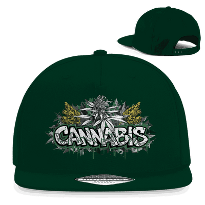 Snapback Rapper Cap - Cannabis Art Print | Division420®