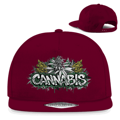 Snapback Rapper Cap - Cannabis Art Print | Division420®