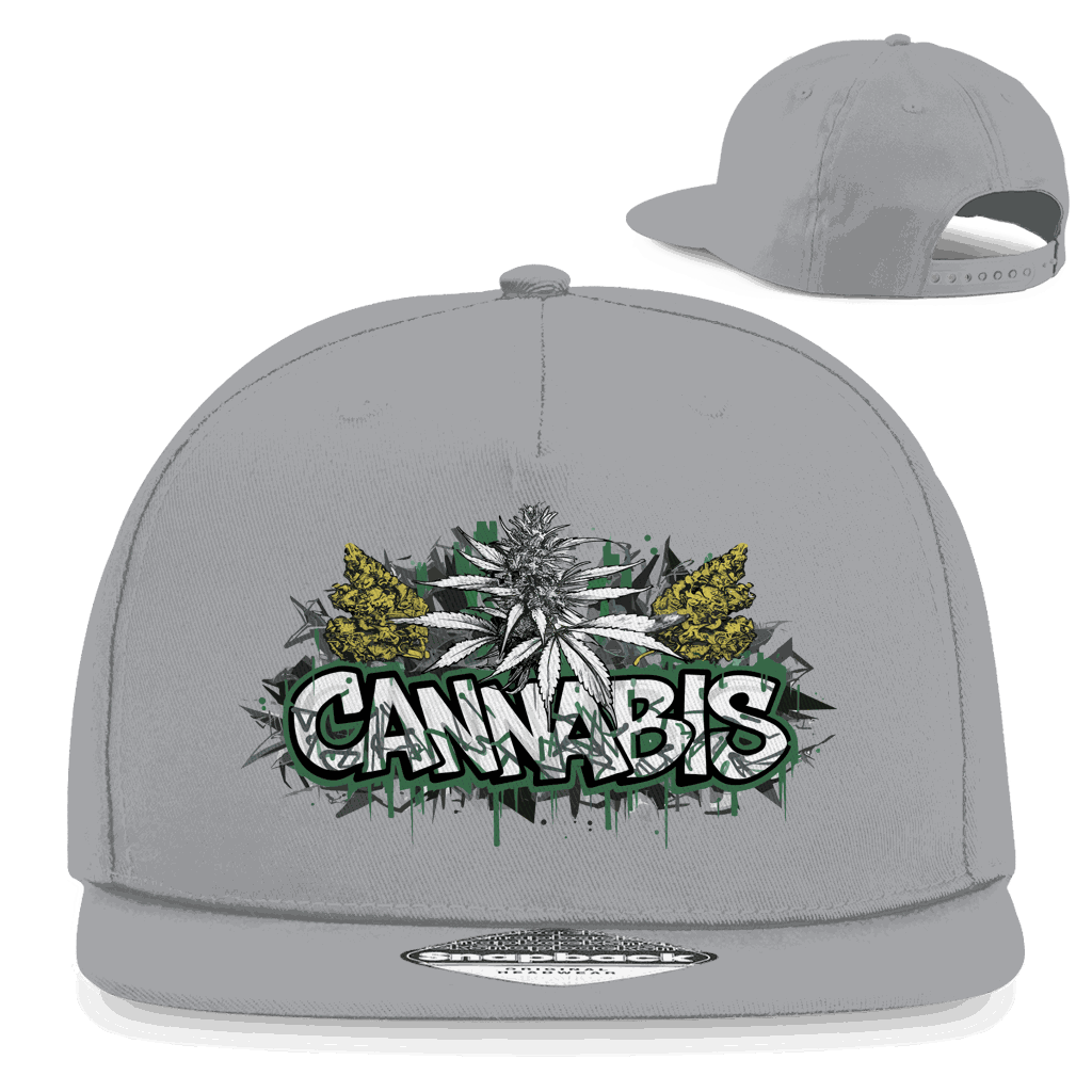 Snapback Rapper Cap - Cannabis Art Print | Division420®