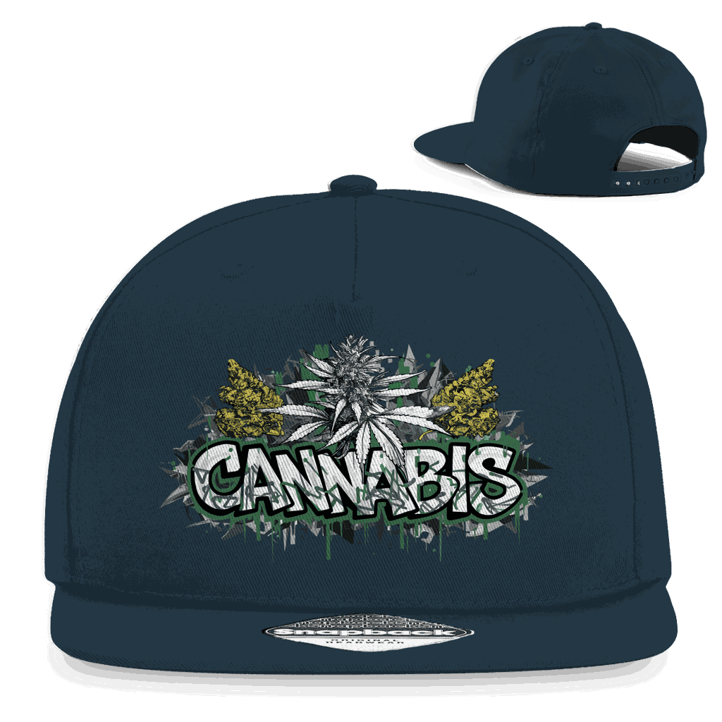 Snapback Rapper Cap - Cannabis Art Print | Division420®