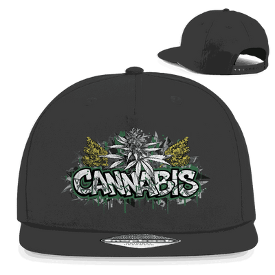 Snapback Rapper Cap - Cannabis Art Print | Division420®