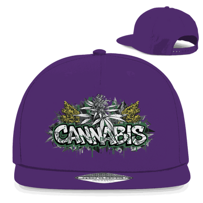 Snapback Rapper Cap - Cannabis Art Print | Division420®