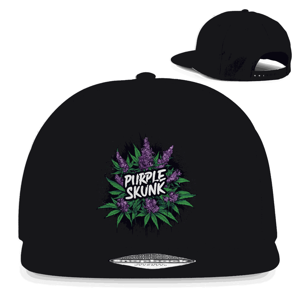 Snapback Rapper Cap - Purple Skunk | Division420®