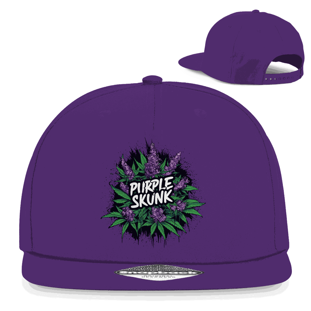 Snapback Rapper Cap - Purple Skunk | Division420®