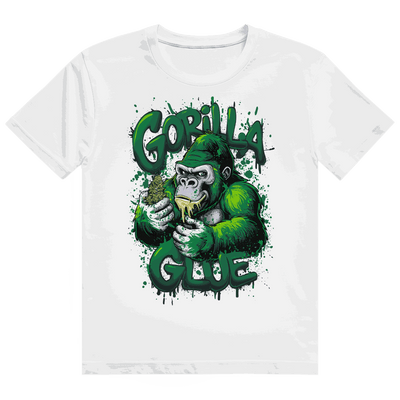 Größentabelle für das Heavy Cotton T-Shirt von Division420 mit Gorilla Glue Design