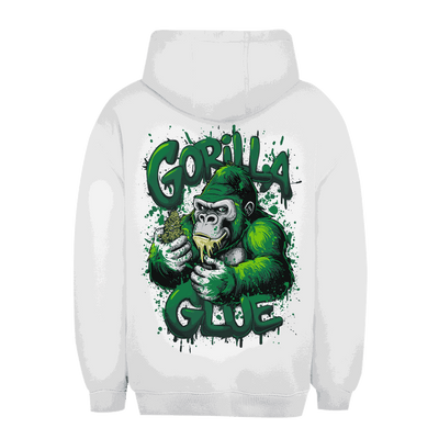 Unisex Oversize Hoodie von Division420 mit Gorilla Glue Print und nachhaltigem Baumwollmix