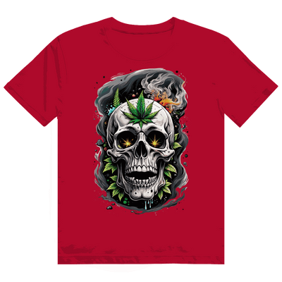 Division420 Heavy Cotton T-Shirt with skull design showing comfort and streetstyle
