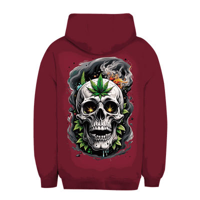 Unisex Oversize Hoodie mit Totenkopf-Design von Division420, urbaner Stil, bequemer Oversize-Fit, nachhaltige Baumwollmischung